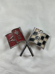 1965-1966 Chevrolet Corvette C2 Front Hood Or Nose Emblem