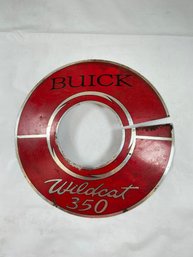 Vintage Buick Wildcat 350 Air Cleaner Top Lid Decal Or Monogram Plate