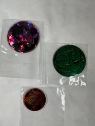 3 Pokmon Trading Card Game Flip Coins, Featuring A Venusaur Coin And A Crobat VMAX Coin