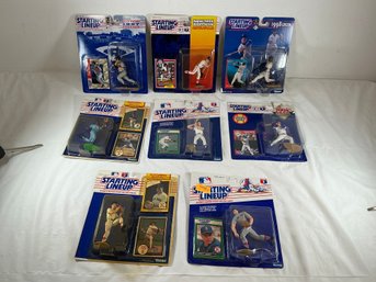 8 Vintage Kenner Starting Lineup MLB Baseball Action Figures From The 1990s