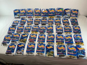 44 Hot Wheels Cars On Card