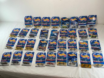 35 Hotwheels On Card