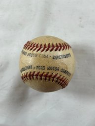 Vintage Miniature Baseball Branded For The Ford Motor Company 'CONSULTANT - FORD MOTOR COMPANY'