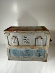 Vintage Military Ammunition Box -  '300 CTGS CAL 50 IN CARTONS' And Other Text On Side See Photos