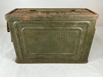 Vintage World War II US Military .30 Caliber M1 Ammunition Box