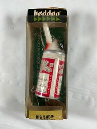 Heddon Big Bud Fishing Lure, A Vintage 1984 Promotional Model Designed To Look Like A Budweiser Beer Can