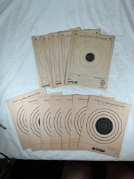 Winchester And NRA Official Small-bore Rifle Targets For 50-yard Practice