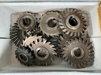 High-speed Steel (HSS) Side Milling Cutters Lot, Various Sizes