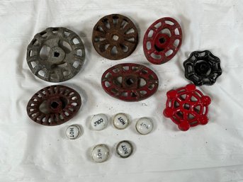 Vintage Faucet Handles And Knobs Includes Cast Iron, Steel, And Metal Components