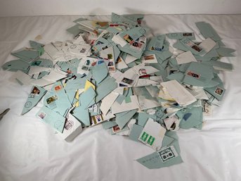 Giant Lot Of Used Postage Stamps