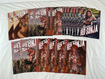 19 Independent Comic Books Including Red Sonja
