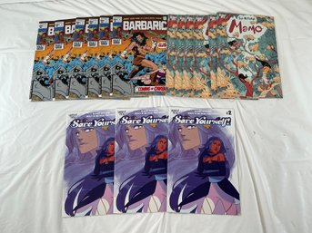 16 Independent Comic Books Including Barbaric, Mamo, Save Yourself