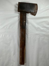 Vintage, Likely Early 19th-century, Blacksmith-forged Felling Axe