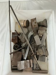 Industrial Metal Components And Machinist Tools, Including Metal Stock And Specialized Fixtures