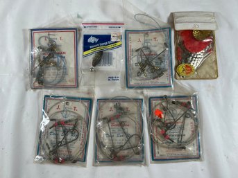 Vintage Jeros Tackle Fishing Rigs, Specifically 'Scotchman' Brand Deep Sea And Saltwater Rigs