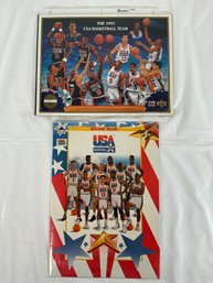 Vintage 1992 Golden Brand 'USA Basketball' Sticker Book Featuring The Dream Team See Description