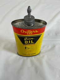 Vintage Outers 445 Gun Oil Handy Oiler Tin
