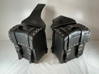 Studded Series Standard Slant Saddlebags
