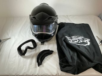 Arctic Cat TXi Helmet Featuring A Shock-absorbing Fiberglass Shell And An Anti-fog Dual-pane Face Shield