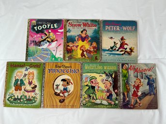 Vintage Little Golden Books Including Pinocchio, Snow White, Tootle, And Hansel And Gretal