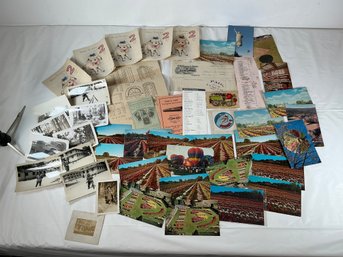 Vintage Postcards, Photographs And Birthday Cards