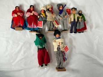 8 Vintage Handmade Irish Character Dolls By Jay Of Dublin