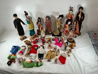 International And Ethnic Souvenir Dolls