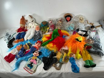 Marionet Puppets And Hand Puppets