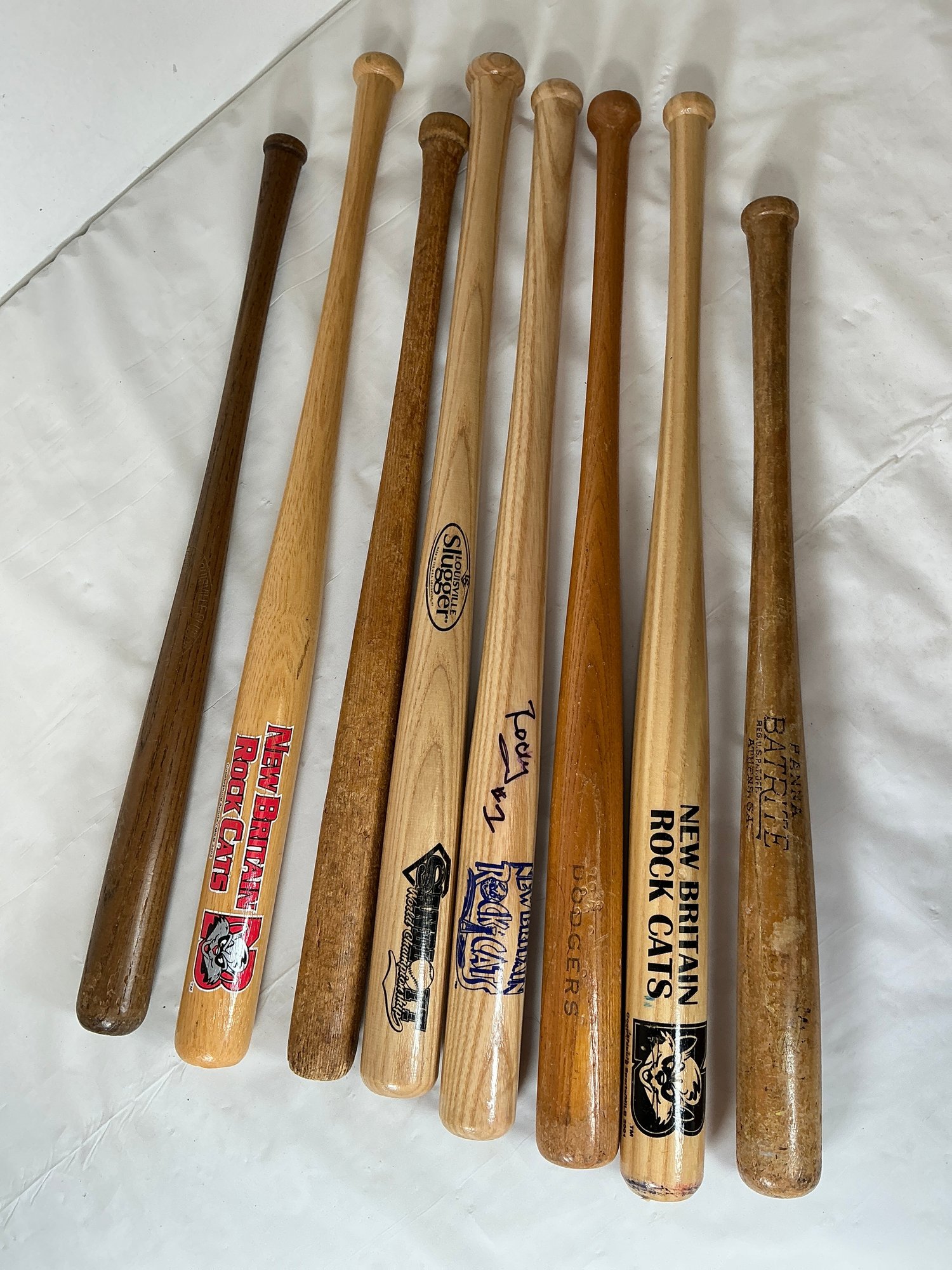 Collection Of 8 Vintage Miniature Wooden Souvenir Baseball Bats ...