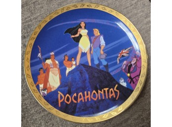 1995 Disney Pocahontas Collector Decorative Plate 8.25'