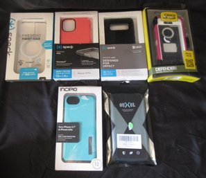Lot Of 6 New Phone Cases Speck OtterBox Incipio & OuXul IPhone Samsung