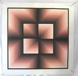 Jurgen Peters Signed Limited Edition Serigraph 'Window Motif' Unframed 32/250