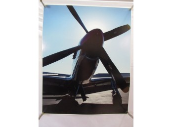 P-51 Mustang Aircraft Propeller Photograph Print 16x20 Aviation