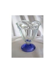 8 Anchor Hocking Rare Purple Footed #12 Parfait Ice Cream Glasses