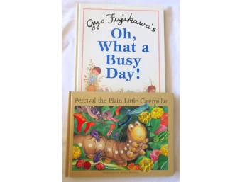 Oh What A Busy Day Percival Caterpillar Children's Book Lot HardcoverM45
