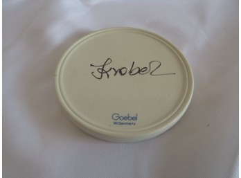 Goebel Germany Porcelain Mini Dish Coaster Signed Frobel 2.75in