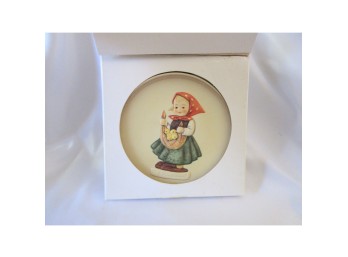 Hummel Goebel Celebration Plate Series CHICKEN LICKEN Plate W/Box #748 TMK6 EUC
