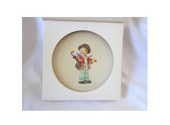 Hummel Goebel Celebration Plate Series LITTLE MUSIC MAKERS Plate W/Box #744 TMK6 EUC