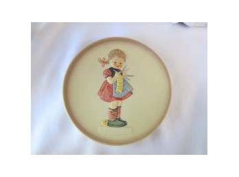 Hummel Goebel Celebration Plate Series LITTLE MUSIC MAKERS Plate W/Box #744 TMK6 EUC 4' W/5ozs
