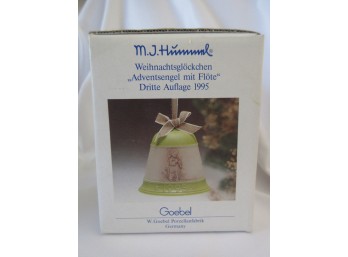 Hummel Goebel Ornament Christmas Bell Angel W/Flute 3rd In Series #781 1995 EUC
