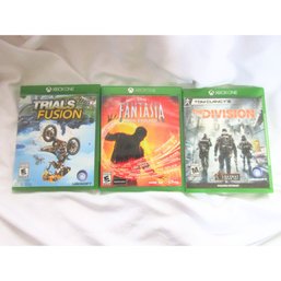 Xbox One Game Lot Trials Fusion Fantasia Music Evolved The Division