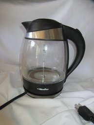 Mueller M99S 1.8L Glass Electric Kettle Black Stainless Steel 1500W