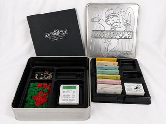 Monopoly Millennium Edition 2000 Collector Tin Board Game Metal Case Complete Style
