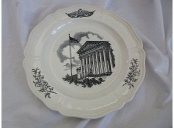 Wedgwood 'The Federal City' Supreme Court Plate #4 Of 4 – Chas. Schwartz & Son