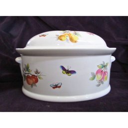 Andrea By Sadek Fruit Casserole Dish W Lid Oven To Table 11.75