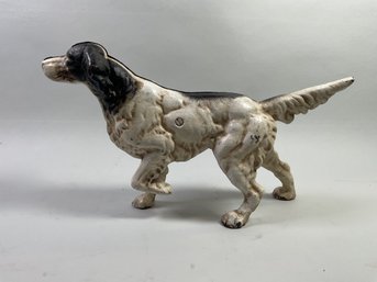 Painted Cast Iron Spaniel Door Stop