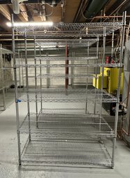 Chrome Single Storage Shelves (1) 18 Inches Deep