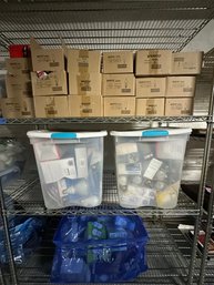 LED And Incandescent Light Bulbs In Various Sizes And Shapes