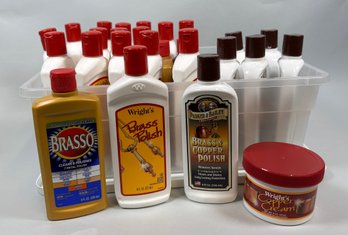 Brass & Copper Polish (parker & Bailey, Wrights, Brasso) -new