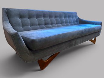 Mid Century Modern Gondola Sofa In The Style Of Adrian Pearsall
